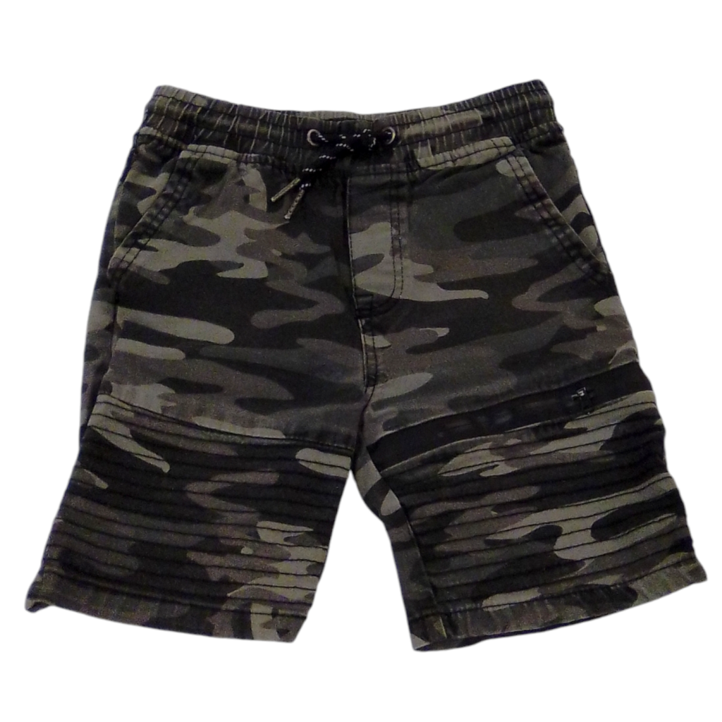 Shorts: Black Camo, Boy, Size: 6