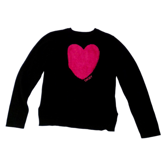 Long Sleeve Shirt:heart, Girl, Size: 12
