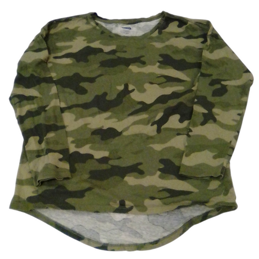 Shirt: Camo, Girl, Size: 10/12