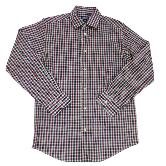 Long Sleeve Shirt (Plaid), Boy, Size: 14/16
