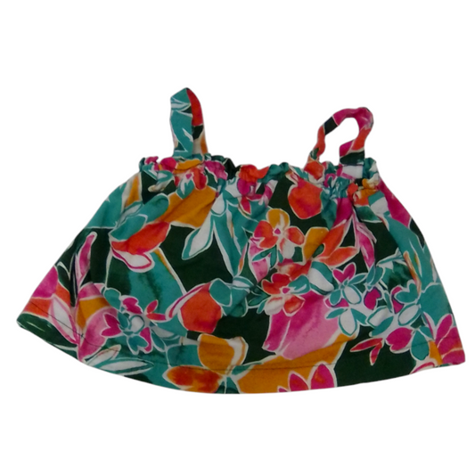 Tank: Flowers, Girl, Size: 3m
