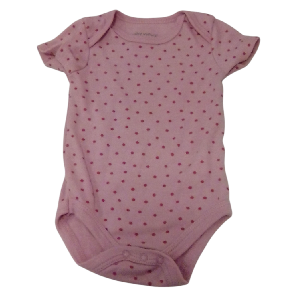 Onesie: Pink/pokadots, Girl, Size: 6/9m
