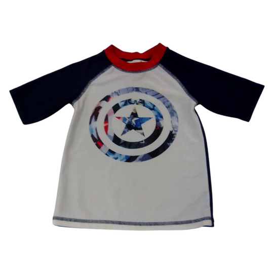 Swim Shirt: Avengers, Boy, Size: 4/5