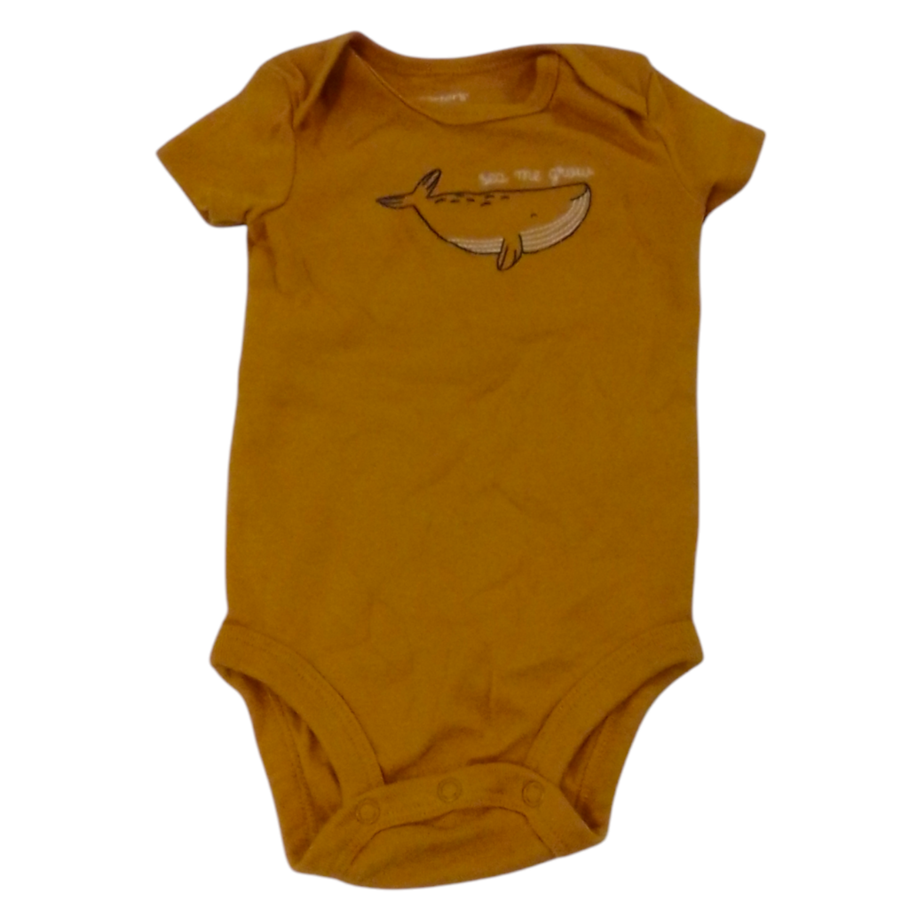 Onesie: Sea Me Grow, Boy, Size: 6m