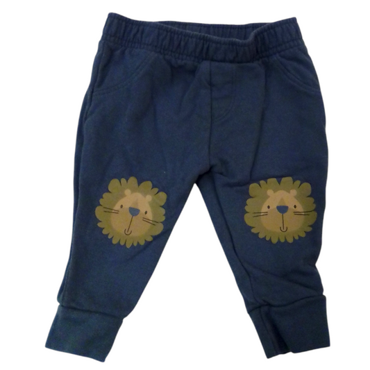 Pants: Blue/llama, Boy, Size: 6m