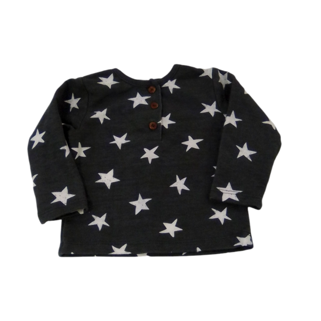 Long Sleeve Shirt: Star, Boy, Size: 3/6m