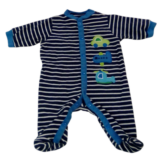 Sleeper: Blue/Stripes, Boy, Size: NB