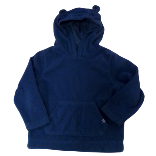Sweater: Fleece Blue Hood, Boy, Size: 5