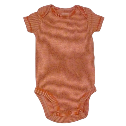 Onsie: Orange Stripes, Boy, Size: 0/3m