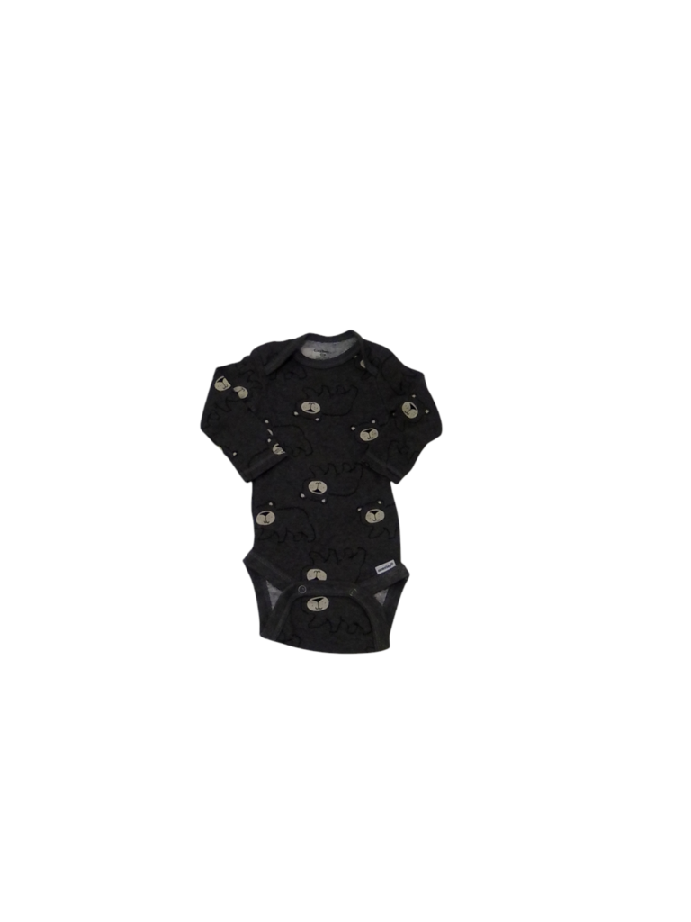 Long Sleeve Onesie: Bears, Boy, Size: 0/3m