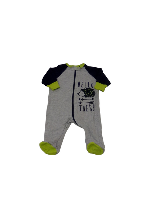 Sleeper: BL/GR Hedgehog, Boy, Size: 0/3m