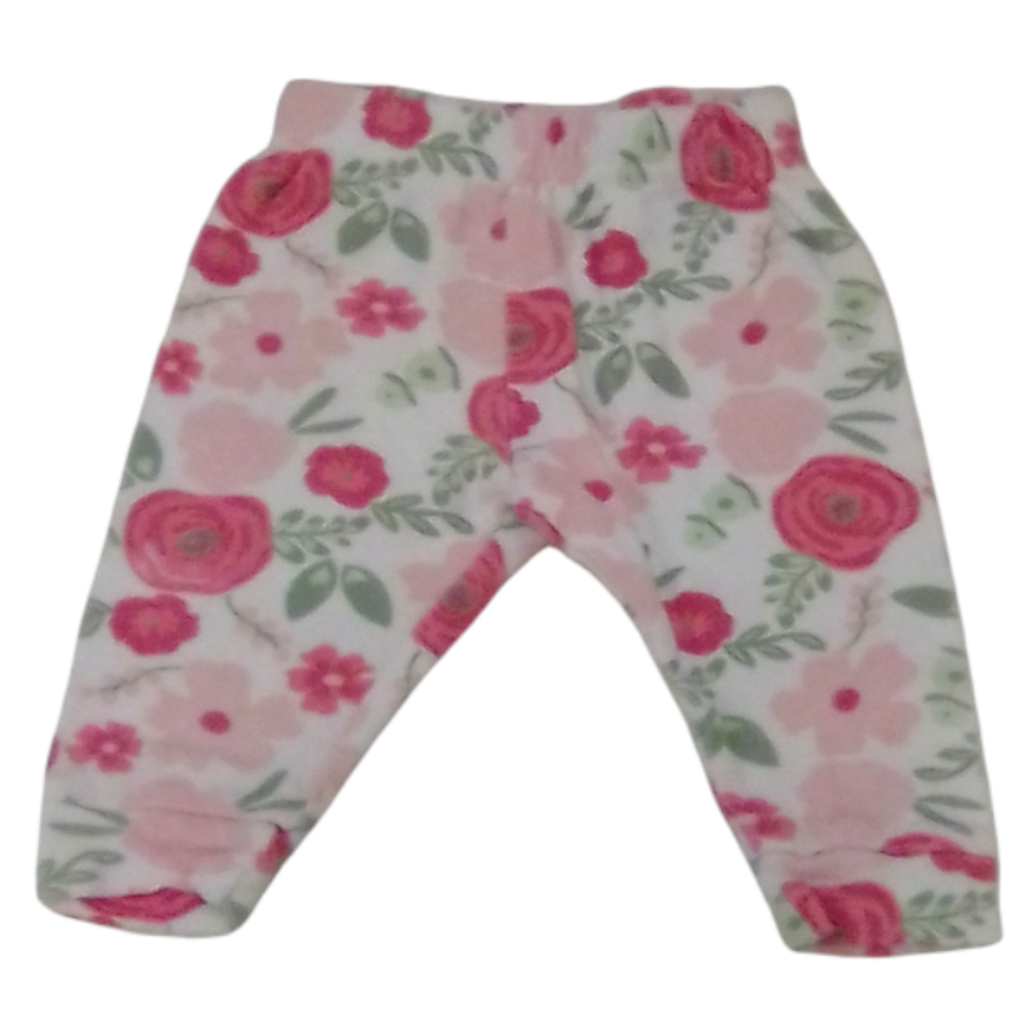 Pants: Flowers, Girl, Size: 3/6m