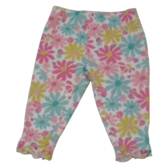 Pants: Muliti-Color Flower, Girl, Size: 6m