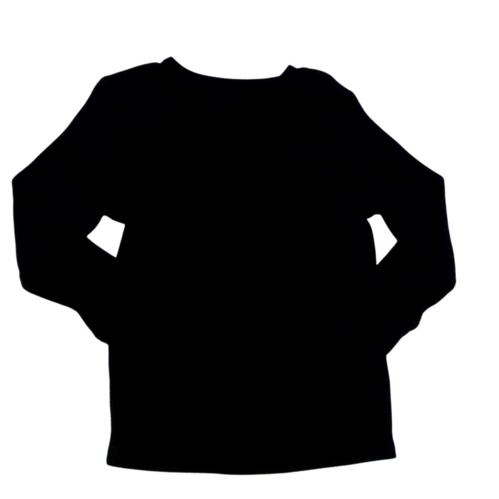 Long Sleeve Shirt: Black, Boy, Size: 4/5