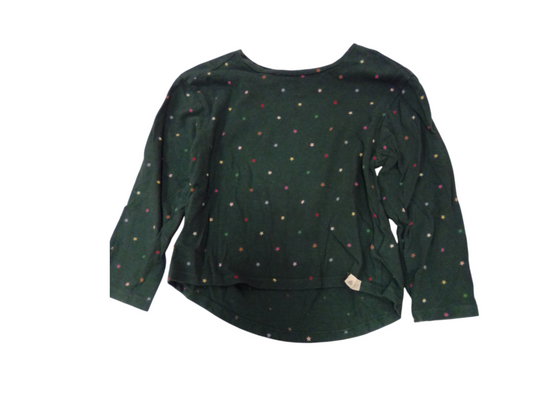 Long Sleeve Shirt:Stars/G, Girl, Size: 5