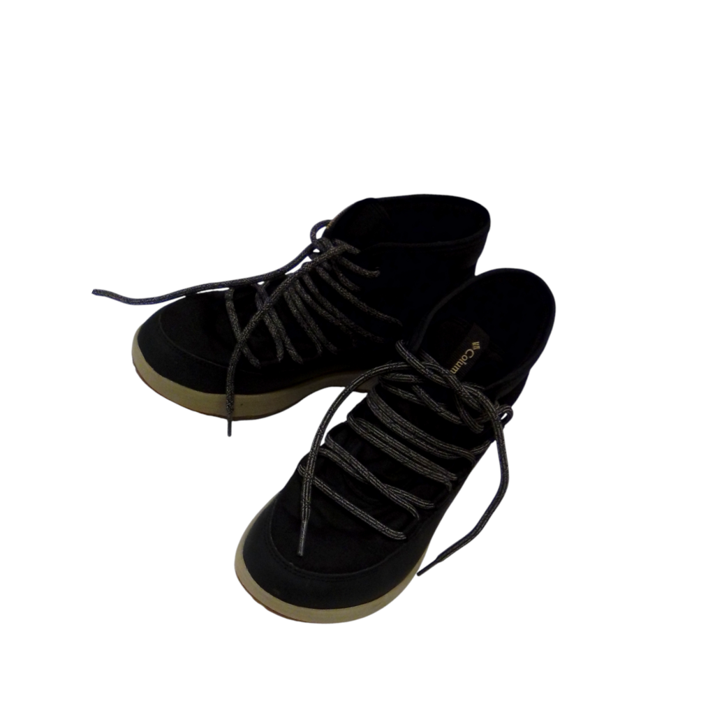 Shoes: Black Boots, Womens, Size: 7