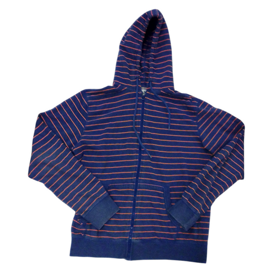Sweater: Stripes BL/OR, Boy, Size: 18/20
