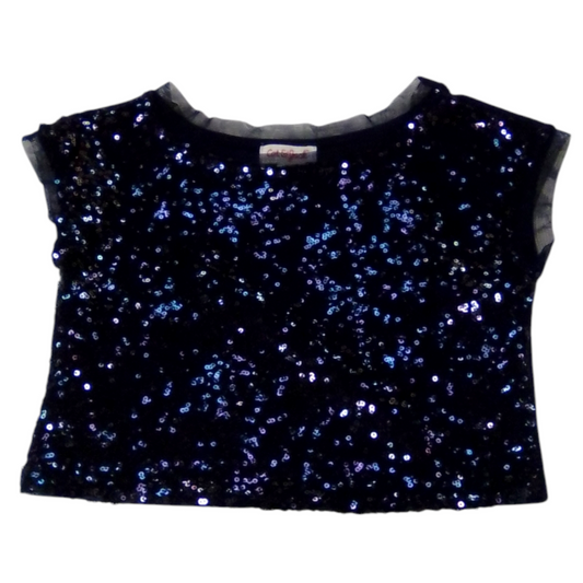 Shirt: Sequences Blue, Girl, Size: 4/5