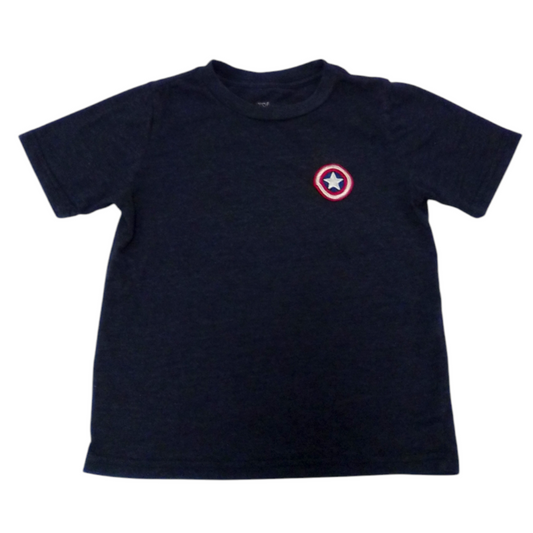 Shirt: Blue Captain Ameri, Boy, Size: 6