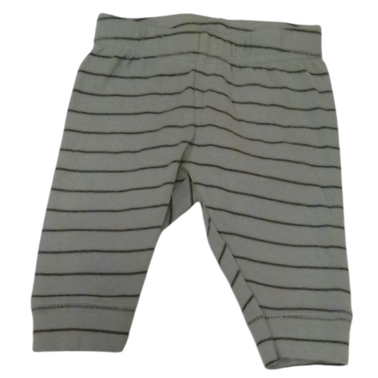 Pants: Green/ Stripes, Boy, Size: 3m