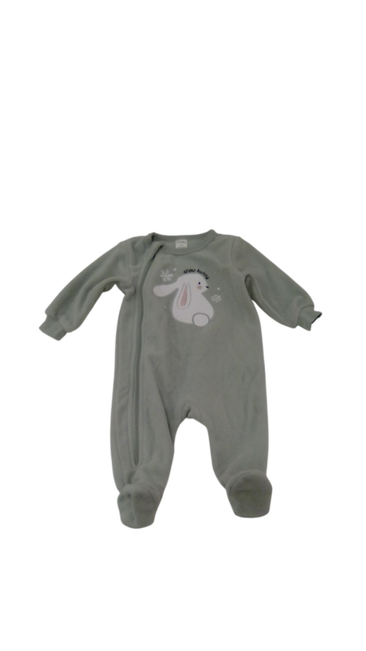 Sleeper: Green Bunnies, Girl, Size: 3m