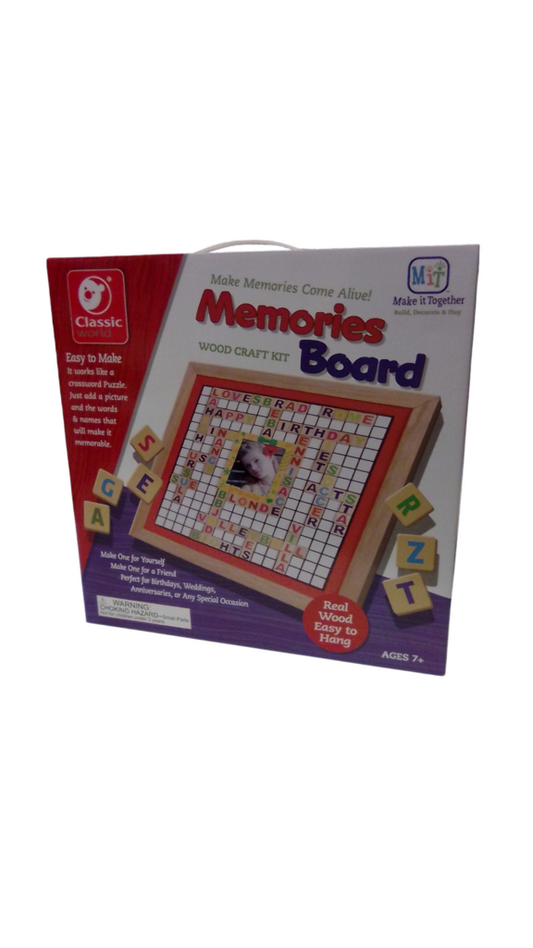 Memories Board, Decor