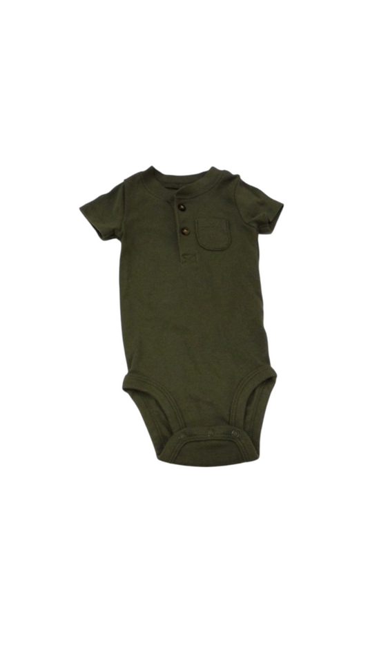 Onesie:Green, Boy, Size: 3/6m