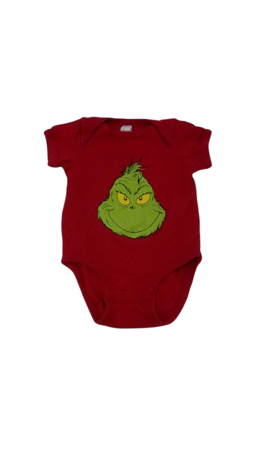 Onesie: Grinch/Red, Kids, Size: 6m