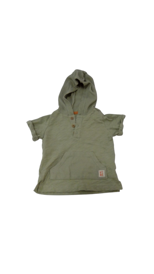 Shirt: Green, Boy, Size: 6m