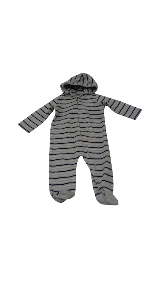Sleeper: Grey/Blue, Boy, Size: 3/6m
