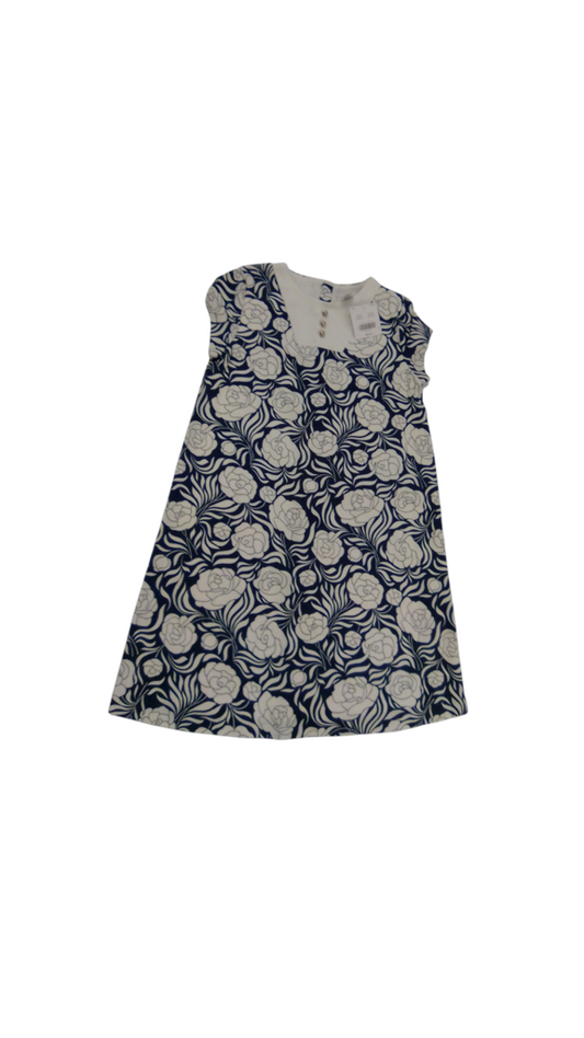 Dress: Flowers/Blue/White, Girl, Size: 12