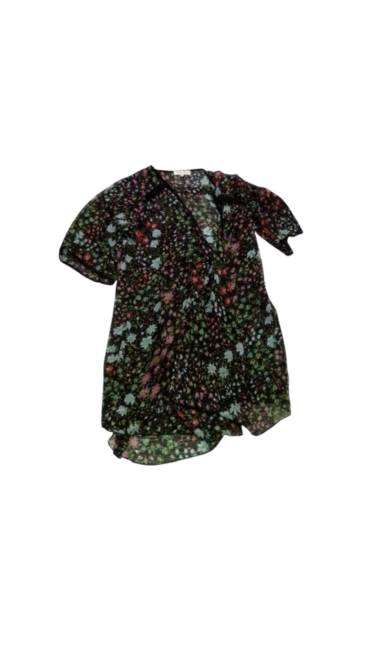 Shall: Black/Flowers, Womens, Size: S