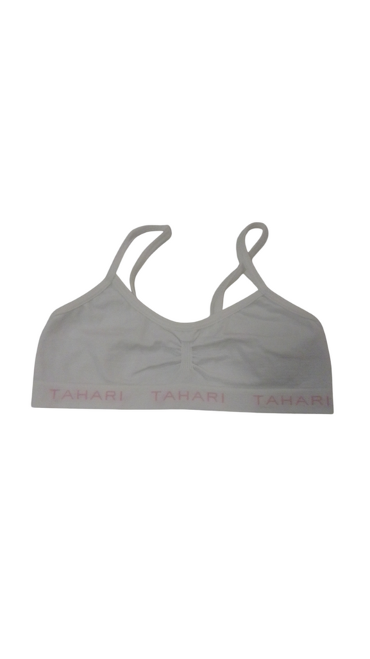 White Training Bra, Girl, Size: 6/7