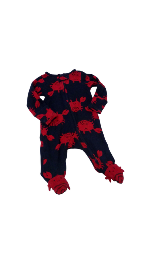 Sleeper: Crabs/Blue, Boy, Size: NB