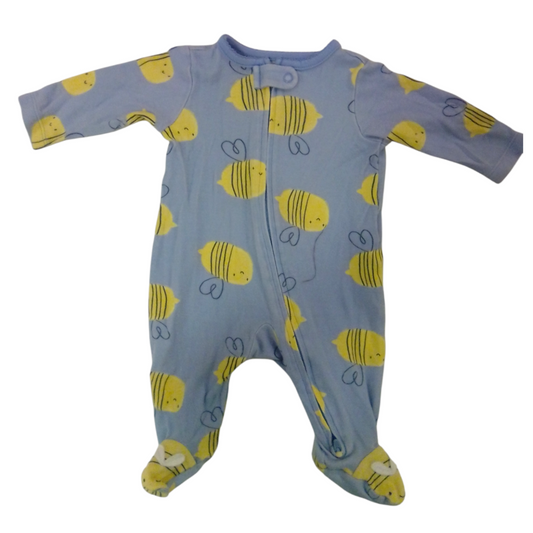 Sleeper: Blue W/ Bees, Boy, Size: 3m