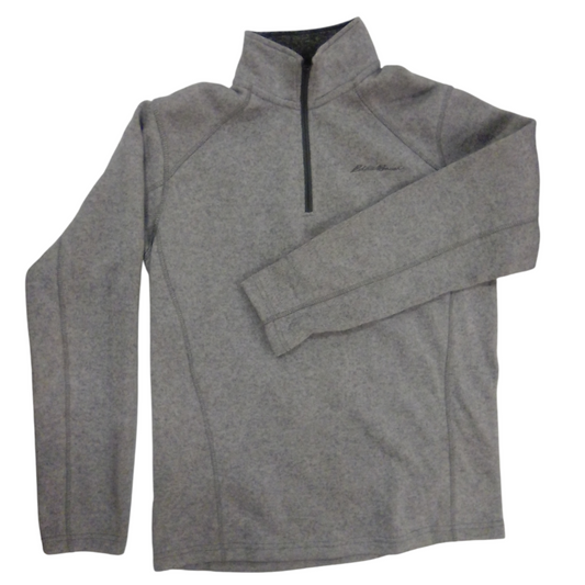 Grey Half Zip Coat, Boy, Size: 20