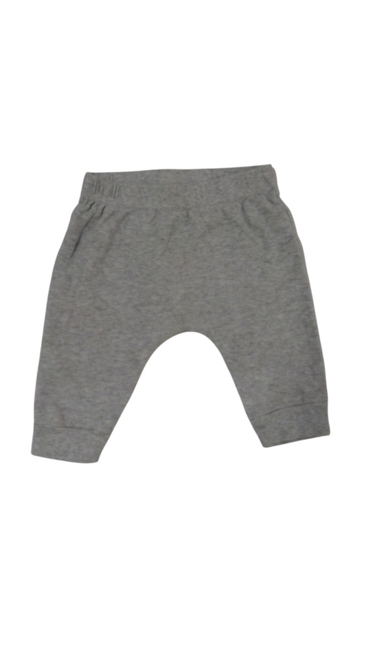 Pants: Light Grey, Boy, Size: 3/6m