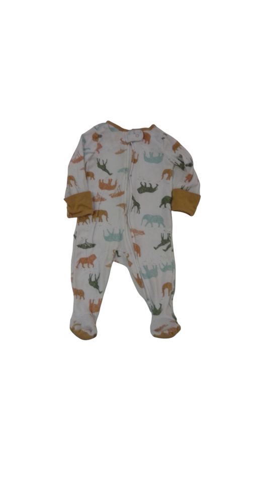 Sleeper: Animals, Boy, Size: 3/6m