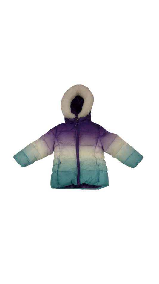 Jacket:Purple/Teal/White, Girl, Size: 3t