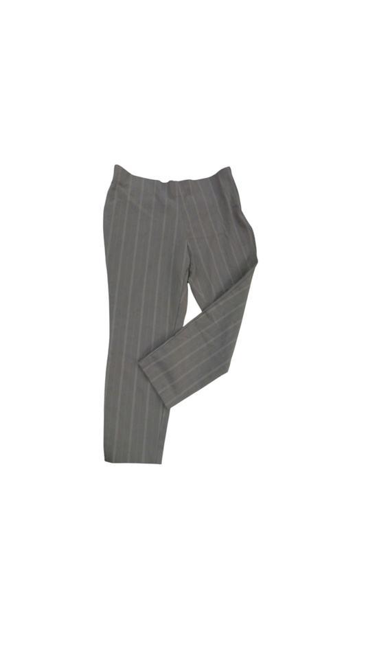 Pants: Grey/Pin Stripes, Womens, Size: L