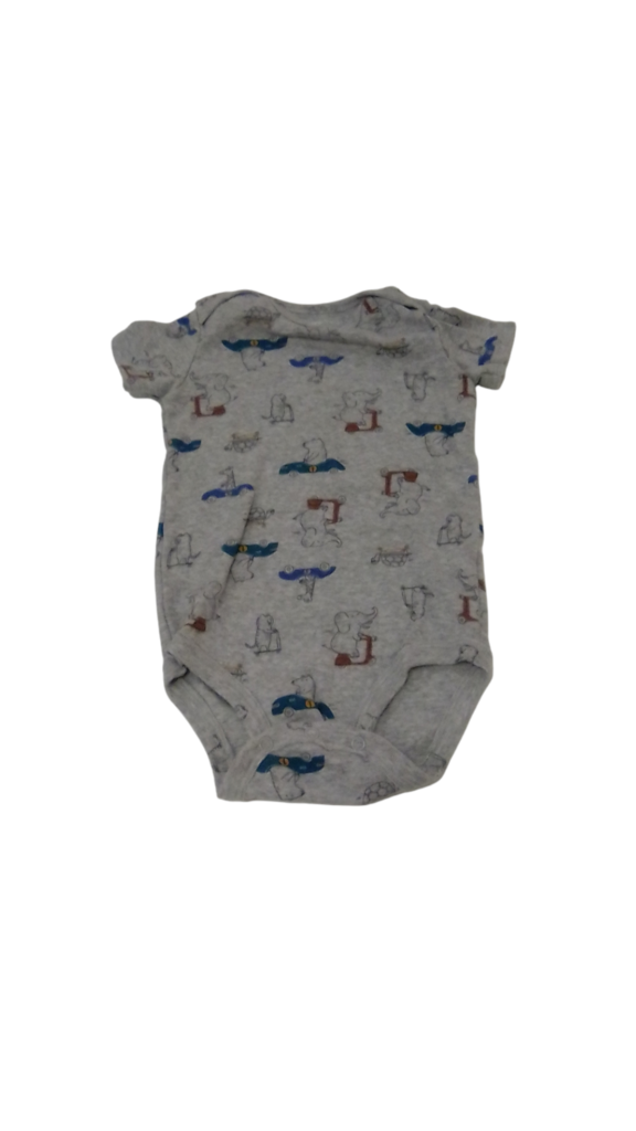 Onesie: Animals In Cars, Boy, Size: 24m