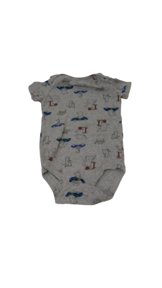 Onesie: Animals In Cars, Boy, Size: 24m