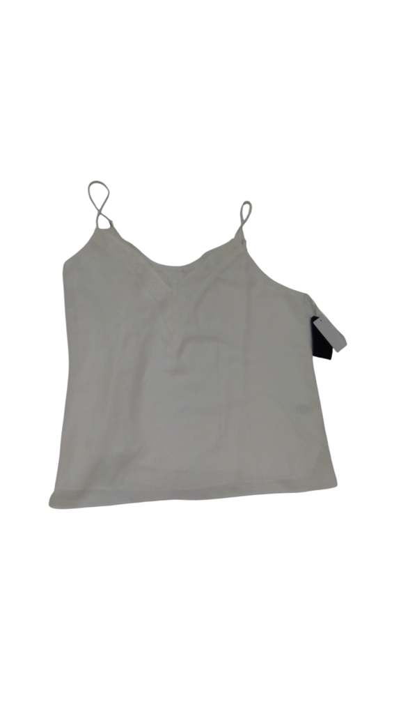 Tank: White, Womens, Size: L