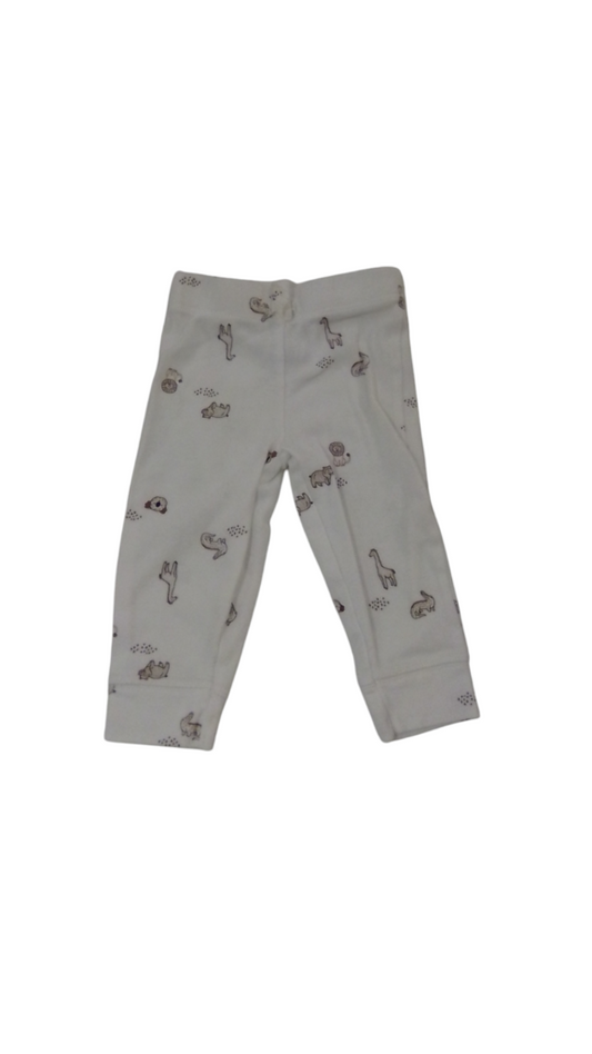 PAnts: White/Aminals, Girl, Size: 9m