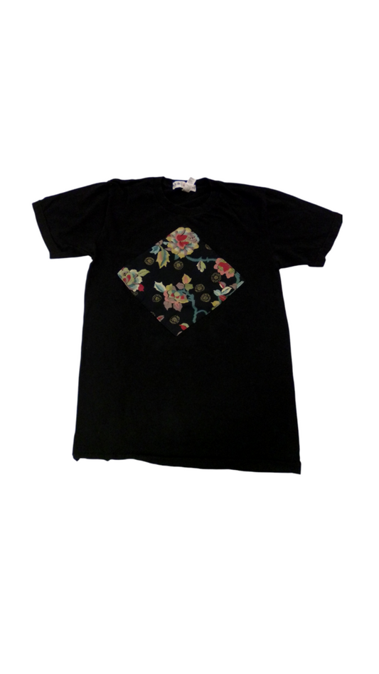 Shirt: Black W/ Patch, Womens, Size: S