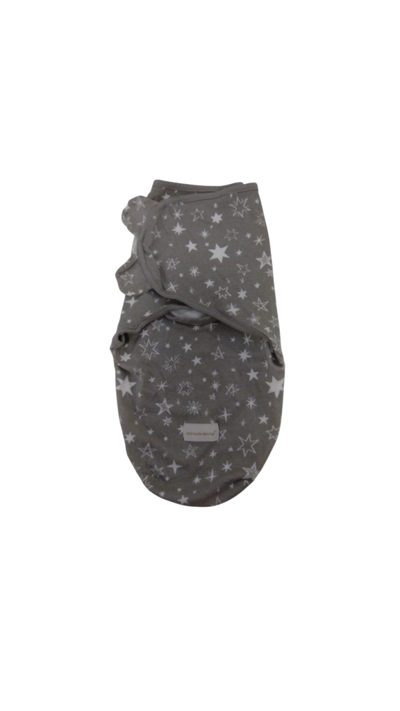 Swaddle: Grey Stars, Girl, Size: 0/3m