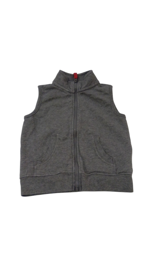 Vest: Grey, Boy, Size: 2t