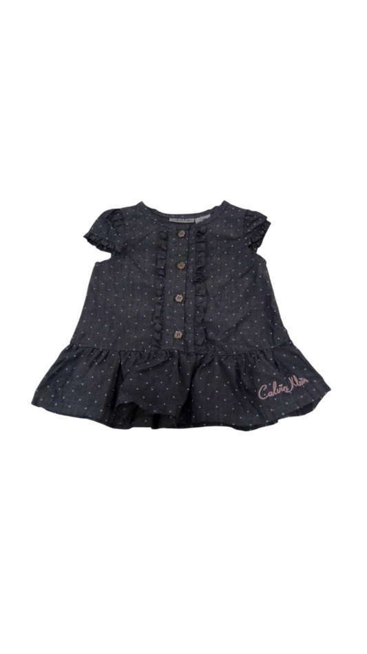 Dress: Denim, Girl, Size: 3/6m