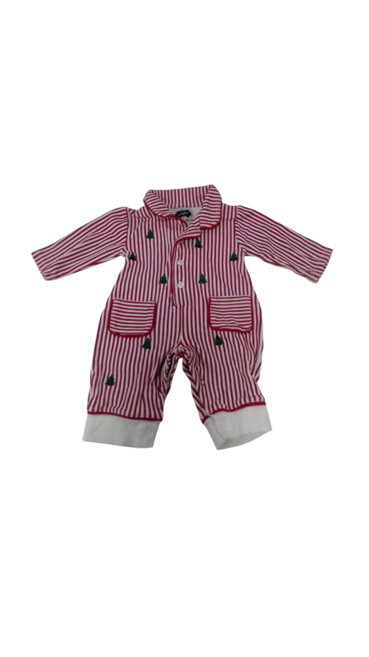 Sleeper: Trees/Stripes, Kids, Size: 0/3m