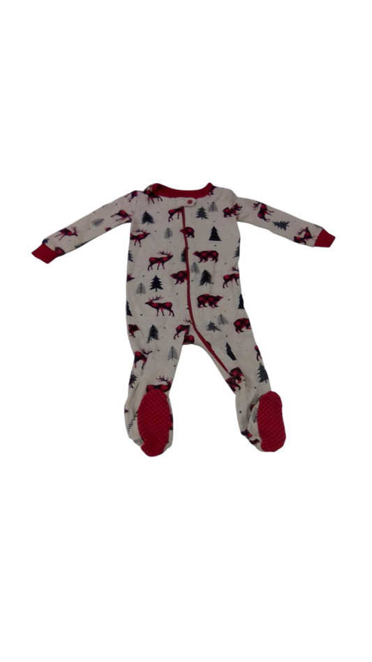 Sleeper:Bears/Trees/Red, Kids, Size: 6/9m